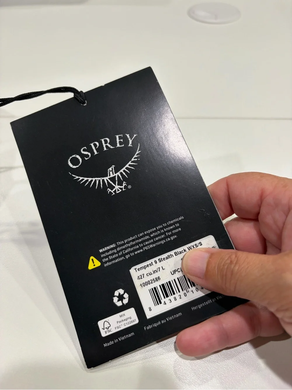 OSPREY new tags